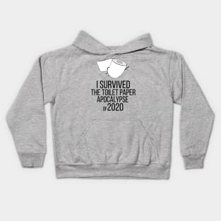 Toilet Paper Apocalypse Kids Hoodie